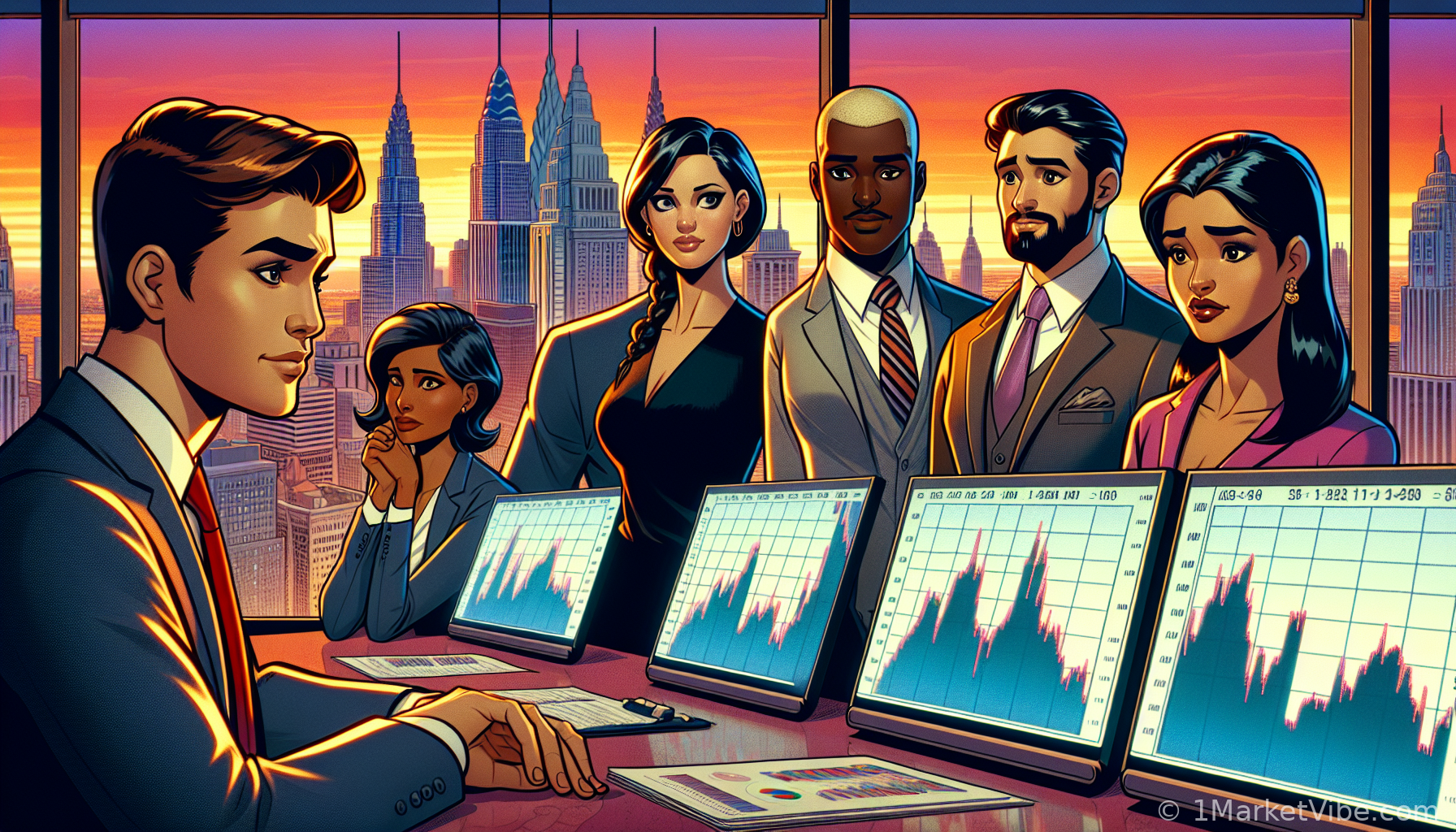 Dow Futures Decline 300 Points Amid Powell Investigation